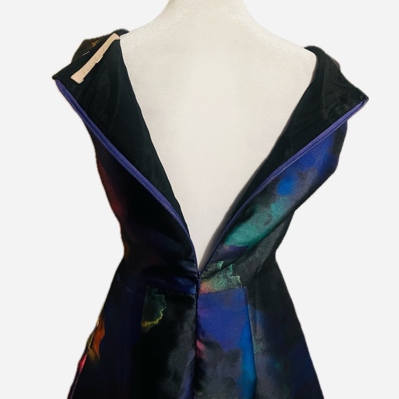 Hutch Watercolor Fit & Flare Cocktail Dress – Small - Picture 7 of 9